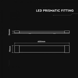 Lampa LED V-TAC 60 CM, 20W, 2050 Lumen, 6400K Alb Rece - Img 3
