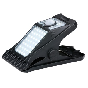 Lampa solara de gradina Grundig cu senzor de miscare, 3 moduri de lumina, neagra