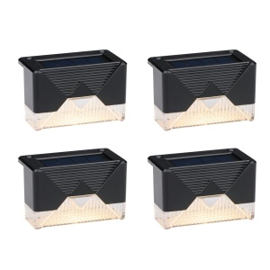 Lampa Solara Gradina Grundig 4 Buc - Lumina Calda, Negru, IP44
