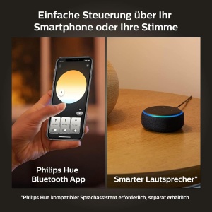 Lampa suspendata Philips Hue Enrave, 4500lm, neagra, cu dimmer - Img 8