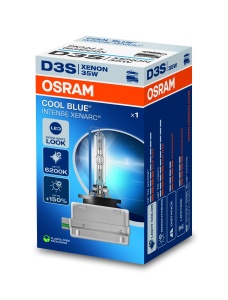 Lampa Xenon Osram XENARC COOL BLUE INTENSE D3S, 6200K, 150 luminozitate