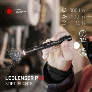 Lanterna LED Ledlenser P4R, 300 Lumen, USB-C, 13 ore autonomie, 57g - Img 2