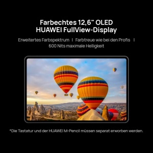 Laptop 2-in-1 HUAWEI MateBook E, 12.6 inch, Intel Core i3, 8GB RAM, 128GB, gri - Img 2