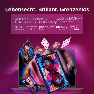 Laptop Convertible Lenovo Yoga 7i Aura Edition 14 OLED Intel Core Ultra 7 16GB RAM 1TB SSD Grau - Img 4