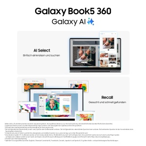 Laptop Convertible Samsung Galaxy Book5 360, Intel Core Ultra 7, 16GB RAM, 512GB, Gri - Img 3