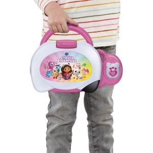 Laptop educational VTech Gabbys Dollhouse, QWERTZ, 8 moduri de joc, 3-6 ani - Img 2