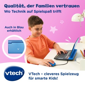 Laptop educativ VTech Explorer Pro roz - 164 jocuri, 8 categorii de invatare - Img 6