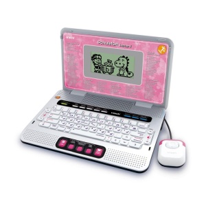 Laptop educativ VTech Schulstart E, 160 jocuri, roz
