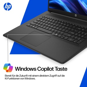 Laptop HP 17,3 FHD, AMD Ryzen 3, 8 GB RAM, 512 GB SSD, Negru - Img 7