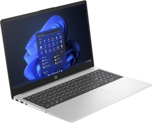 Laptop HP 255 G10 Business 15.6" FHD Afisaj antireflex AMD Ryzen R3-7320U 8GB DDR4 RAM 256GB SSD AMD Radeon Graphics Windows 11 Home QWERTZ Tastatura Argintiu - Img 2