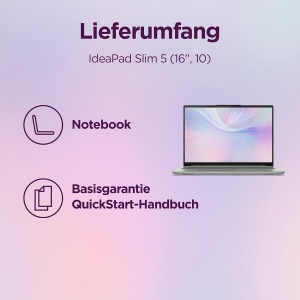 Laptop Lenovo IdeaPad Slim 5 16 WUXGA AMD Ryzen 5 512GB SSD 16GB RAM Gri - Img 11