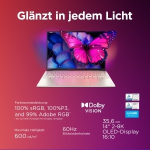 Laptop Lenovo Yoga Slim 7i Aura Edition 14 OLED Intel Core Ultra 7 16GB RAM 512GB SSD - Img 7