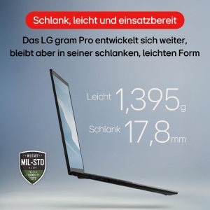 Laptop LG gram 17 17Z90TL-G.AU79G, 17 inch, Intel Core Ultra 7, 16GB RAM, 1TB SSD - Img 3
