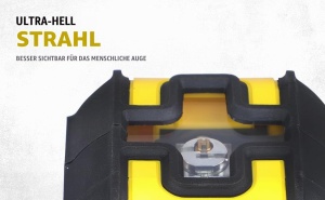Laser de nivelare Stanley Cubix STHT-77499-1, auto-nivelant, 16m, verde - Img 5