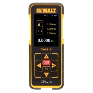 Laser-Distanzmesser DeWALT DW03101, 100m, Display iluminat, 2x LR03 - Img 1
