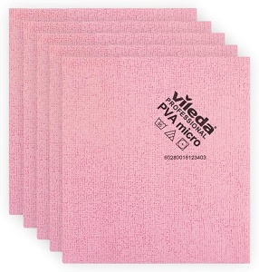 Laveta Microfibra Vileda PVAmicro, Rosa, 5 bucati, 38x35 cm
