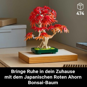LEGO Botanicals 10348 Bonsai Japonez cu Frunze Rosii si Portocalii Set DIY pentru Adulti - Img 2