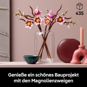 LEGO Botanicals Magnolienzweige 11510 Set decorativ cu magnolii artificiale pentru adulti - Img 2