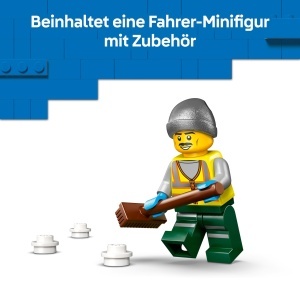 LEGO City 60490 Masina de Deszapezire cu Lama Mobila si Functie de Imprastiere - Img 7