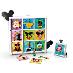 LEGO Disney 43221 Set Creativ 100 Ani Decoratiuni de Perete cu Mickey Mouse - Img 3