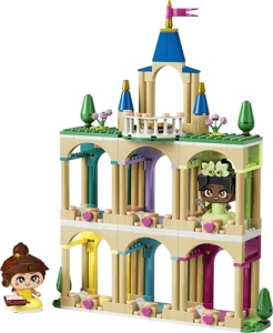 LEGO Disney Princess 43291 Castelul Mini-Printeselor Belle si Tiana 3 Etaje 358 Piese - Img 10