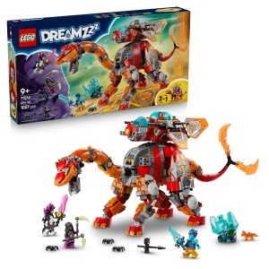 LEGO DREAMZzz 71514 Set Constructie 2-in-1 Dino-Dusenflieger cu 4 Minifigurine si Accesorii