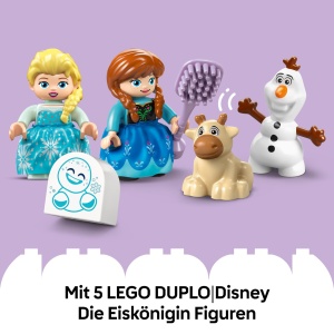 LEGO DUPLO Frozen 10455 Castelul de Gheata al Elsei si Annei Set cu Lumini si Figurine - Img 6