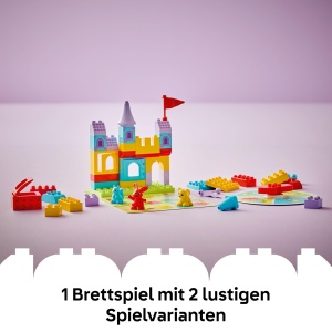 LEGO DUPLO Hopsys Burgspiel 10450 Joc Educativ pentru Copii cu Figurine si Castel - Img 4