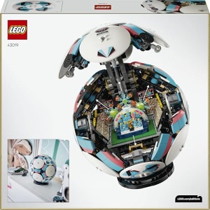 LEGO Editions 43019 Model 3D Minge Fotbal cu Mini Stadion Interactiv 1498 Piese - Img 12