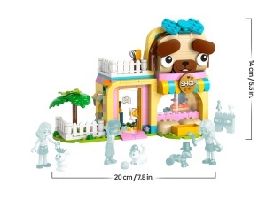 LEGO Friends 42650 Magazin accesorii animale 375 piese cu figurine si statie de ingrijire - Img 9