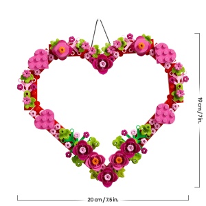 LEGO Iconic Herz-Deko 40638 Decoratiune in Forma de Inima 254 Piese Cadou Creativ - Img 6