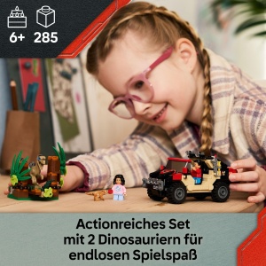 LEGO Jurassic World 76972 Raptor Verfolgungsjagd Set cu Dinozauri si Masina Off-Road - Img 2