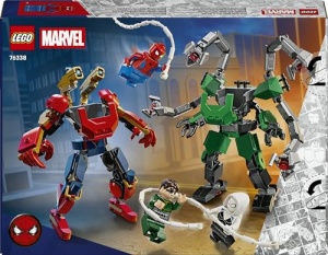 LEGO Marvel Mech Duel Spider-Man vs Doc Ock 76338 Set cu 315 Piese si 3 Minifigurine - Img 11