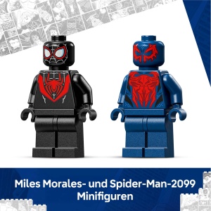LEGO Marvel Miles Morales Mech vs Spider-Man 2099 Set 76337 135 Piese Figurine Incluse - Img 5