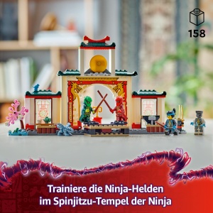 LEGO NINJAGO Spinjitzu-Tempel 71831 Set Constructie cu Minifigurine si Dragon - Img 2