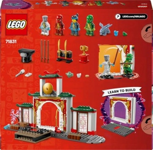 LEGO NINJAGO Spinjitzu-Tempel 71831 Set Constructie cu Minifigurine si Dragon - Img 12