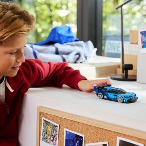 LEGO Speed Champions Bugatti Vision Gran Turismo 77253 Masina de jucarie pentru copii si colectionari 284 piese - Img 9