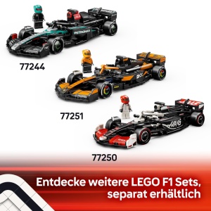 LEGO Speed Champions BWT Alpine F1 Team A524 Masina Formula 1 cu Minifigura Pilot 258 Piese - Img 7