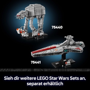 LEGO Star Wars 75440 AT-AT Diorama cu Snowspeeder si Stand Set de Constructie pentru Adulti - Img 8