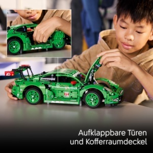 LEGO Technic Porsche 911 GT3 R Rexy AO Racing 42224 1313 Piese Design Dino - Img 5