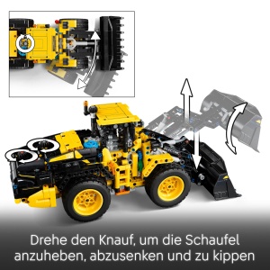 Lego Technic Volvo L120 Incarcator Electric cu Directie Articulata - 973 Piese - Img 3