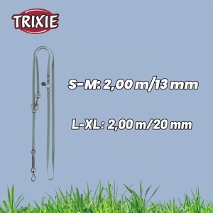 Lesa pentru caini TRIXIE CityStyle, extensie LXL, 2,00 m, 20 mm, culoare salvie - Img 4