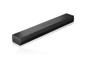 LG S20A 2.0ch Compact Soundbar (50W) cu Dolby Audio (AI Sound Pro, Interfata Wow, Bluetooth, HDMI ARC, Montare pe perete posibila) [2024], Negru