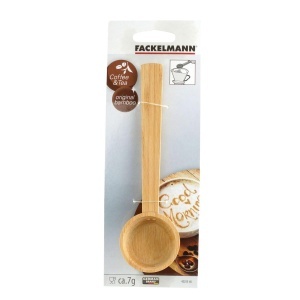 Lingura de dozare cafea Fackelmann din bambus 17 cm maro pentru portii precise - Img 5