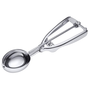 Lingura de inghetata Silit din otel inoxidabil 22,5 cm, lingura de inghetata cu ejector, lingura pentru linguri ovale de inghetata, orez, chiftelute de pepene galben, aluat de prajituri - Img 9