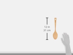 Lingura din lemn IBILI Cuchara Espanola 30 cm maro fabricata in Spania - Img 4