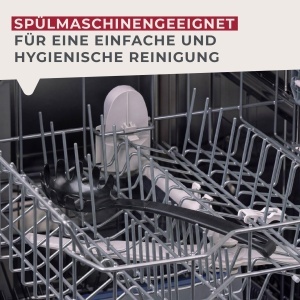 Lingura pentru spaghete Fackelmann 23745, 30cm, plastic, negru - Img 6