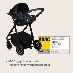 Lionelo Amber Plus 3-in-1 Carucior Multifunctional cu Babywanne si Scaun Auto - Img 6