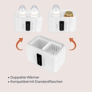 Lionelo Thermup Duo Incalzitor Electric Biberoane 6-in-1 Cu Touch Panel BPA-Free - Img 3