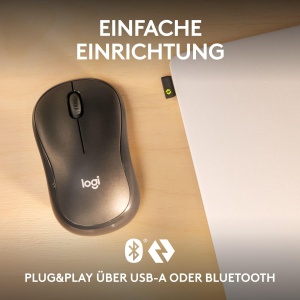 Logitech M240 Business Mouse Wireless Grafit SilentTouch Bluetooth USB - Img 4